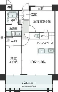 ラフィーネ鳥飼【6階】の間取り