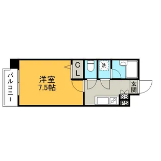 ロマネスク日赤通り【10階】の間取り