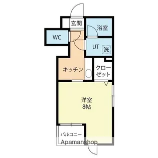 FLATS四季【1階】の間取り