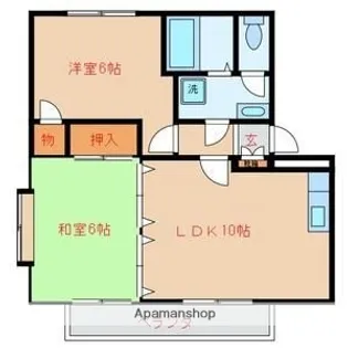 クルール田村【1階】の間取り