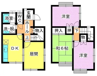 生の松原ニュータウンS【1階】の間取り