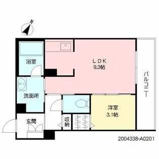 SHAMAISON TAKAMIYA【2階】の間取り