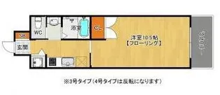 エンクレスト天神WING【11階】の間取り