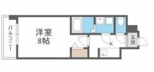 SーRESIDENCE大橋FLUSS【11階】の間取り