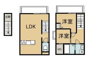 RESIDENCE城西【2階】の間取り