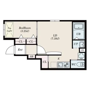 RESIDENCE城西【1階】の間取り
