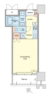 RJRプレシア天神サウス【9階】の間取り