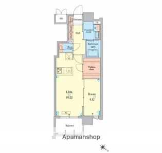 RJRプレシア高砂【8階】の間取り