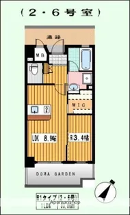 ロイヤルライン周船寺【11階】の間取り