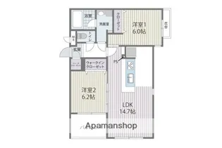 HEIRESS HIRAO【4階】の間取り