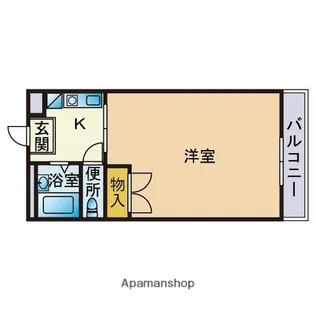 サンホークス横浜【2階】の間取り