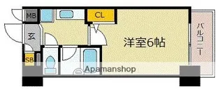 エスリード天神第2【11階】の間取り