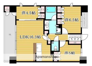 パークホームズ大濠公園フロント【13階】の間取り