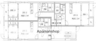 サニーガーデン下山門【2階】の間取り