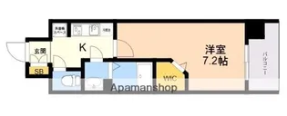 MELDIA CLAREST 西新南【9階】の間取り