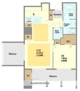 RE BLDG【8階】の間取り