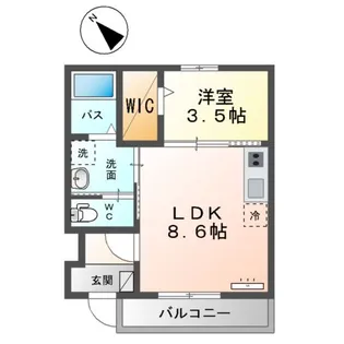 フェリーチェ【1階】の間取り
