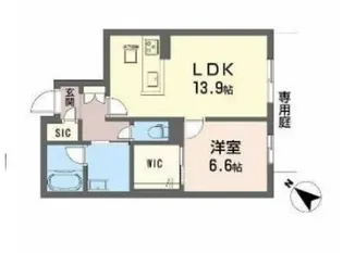 メゾン パルク 清水【1階】の間取り