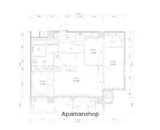 THE TEN GOOD 祖原Ⅱ【3階】の間取り