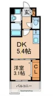 ギャラクシー空港西【12階】の間取り