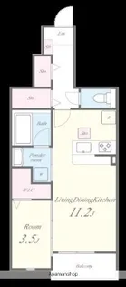 プロニティ博多【1階】の間取り