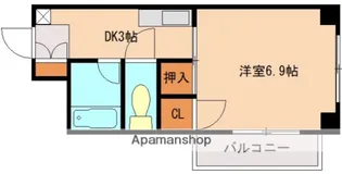 レトリック姪浜【5階】の間取り