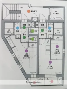 サンライトⅠ【3階】の間取り