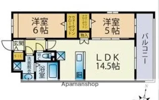 ビーコンヒル田島【1階】の間取り