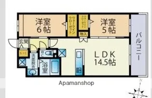 ビーコンヒル田島【3階】の間取り