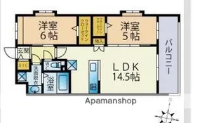 ビーコンヒル田島【3階】の間取り
