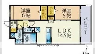 ビーコンヒル田島【4階】の間取り