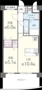 M.Rレジデンス博多【6階】の間取り