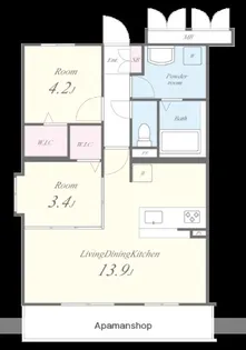 レトワール今川【3階】の間取り