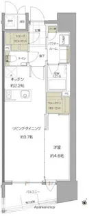 グランドオーク別府ステーションリンク【5階】の間取り