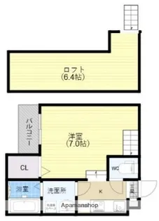 ザ・プレセアル周船寺 A棟【1階】の間取り