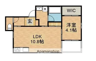 アルカディアリバーサイド【3階】の間取り