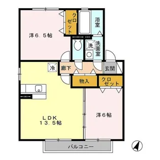 ステラ富士見 B棟【2階】の間取り