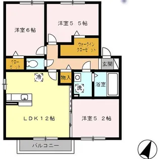 ウィルモアバレーIII【2階】の間取り