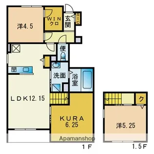 BELLE LEAD藤崎駅南A棟【1階】の間取り