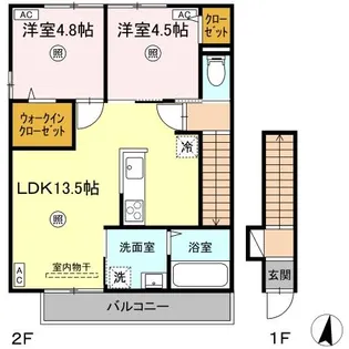 ブリランテ【2階】の間取り