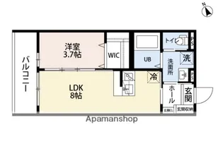 ROBOT HOME 西新【3階】の間取り