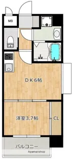 RESIAS ONE TENJINMINAMI BLDG【8階】の間取り