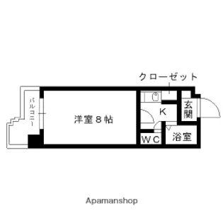 ハックベリー平和【3階】の間取り