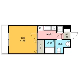 クリエイト三島【2階】の間取り