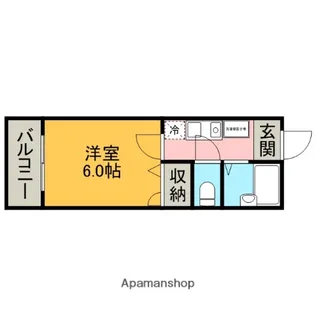 サントピア大橋【2階】の間取り