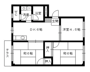 クレセント横田【2階】の間取り
