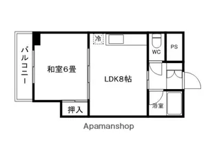 清水ビル【3階】の間取り