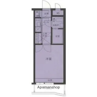 エステートモア鳥飼NOVA【1階】の間取り