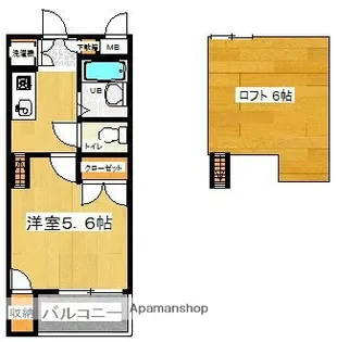 ジュネス飯倉【1階】の間取り
