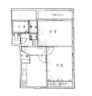 モントーレ室見【3階】の間取り